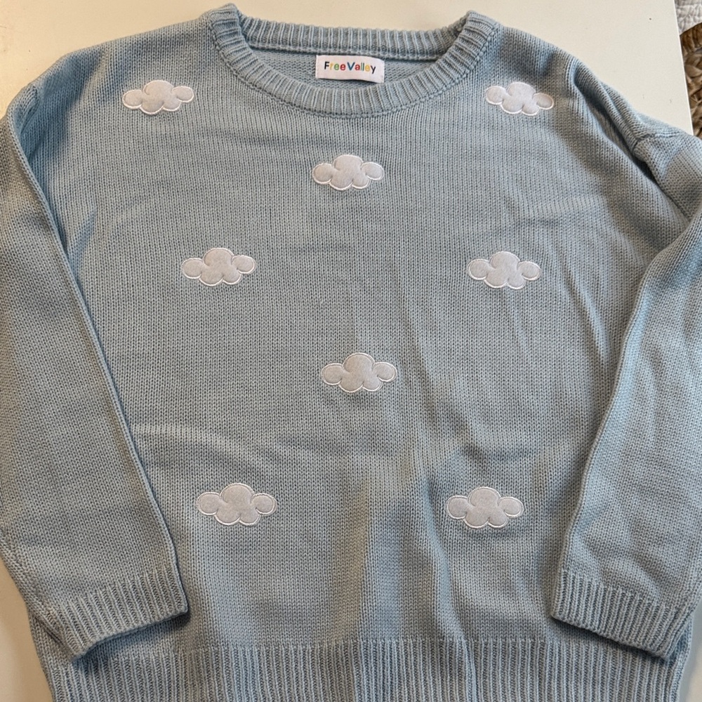 Light Blue Cloud Sweater